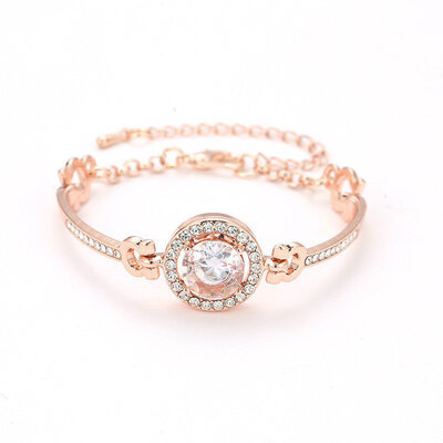

Luxury Zircon Multi-Layer Bangle Bracelet High Quality Charm Bracelet for Women Girls Gift