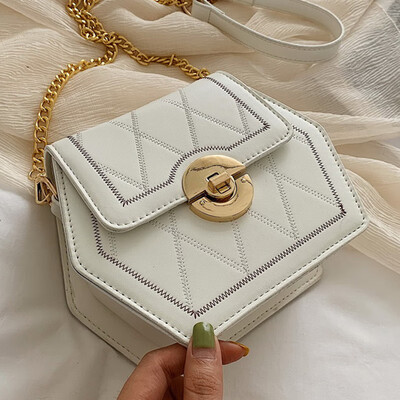 

Western style womens bag summer new 2019 popular diamond chain messenger bag women Joker fashion shoulder bag tide