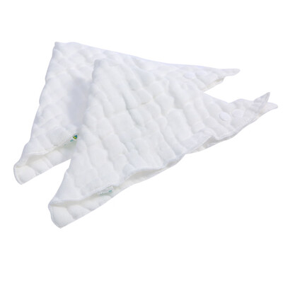

2 Pack Baby Bibs 100 Organic Muslin Cotton Drooling Teething Feeding Bibs Soft Absorbent 6 Layers Adjustable Snaps Squirrels