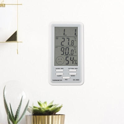 

Greensen Rechargeable Hanging Indoor Thermometer Hygrothermograph Humidity Monitor with LCD Screen
