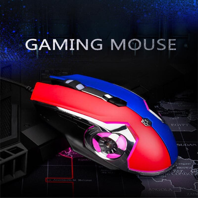 

Ajazz AJ120 Mouse USB Wired Gaming Mouse 6 Keys Customized Macro Programming 3200DPI Mouse for Home Office