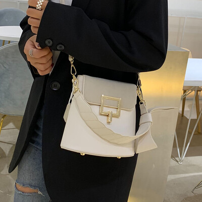 

Advanced sense bag retro bucket bag handbags new 2019 new fashion handbags wild ins Messenger bag