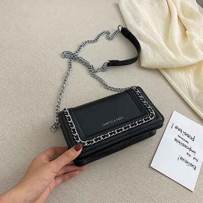 

Summer high-end French small small bag female bag 2019 small fresh texture fashion wild chain small square bag