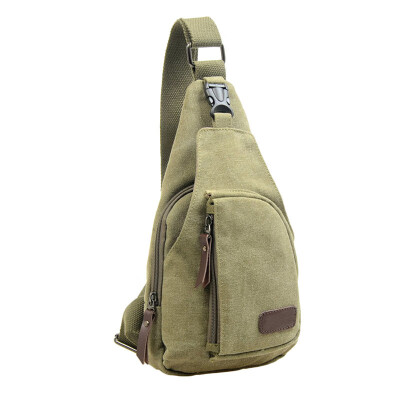 

Men Canvas Chest Bag 2019 Casual Messenger Bags Military Handbags Fesign Practical Shoulder Bags For Male YJ