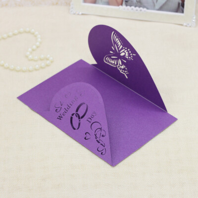 

Siaonvr 20 Pcs Delicate Carved Romantic Wedding Party Invitation Card Envelope A