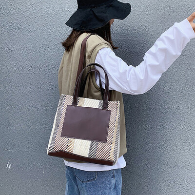 

Tailored Women Casual Color Tote Bag Fashion Wild Large Capacity Shoulder Bag