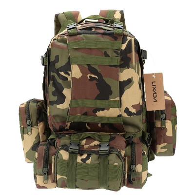 

Lixada Outdoor Multifunction Military Tactical Backpack with MOLLE Webbings Rucksack Sports Camping Travel Hiking Bag