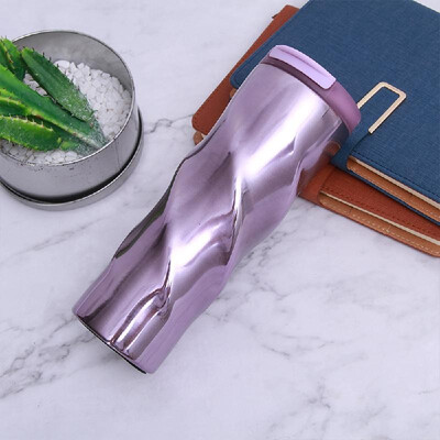 

500ml 304 Stainless Steel Portable Car Coffee Mug Threaded Double-Layer Insulated Thermos Vacuum Cup Travel Business Tea Office Ou