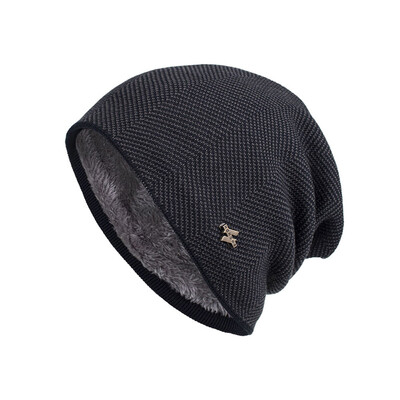 

Unisex Headwear Knitted Cap Winter Warmer Hat For Skiing Cycling Running Gear