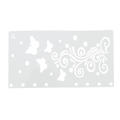

A6 Page Hollow Ruler DIY Photo Album Template Drawing Tool Office Supplies