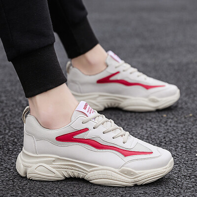 

New Summer Mens Shoes Korean Version Mesh Sports&Leisure Running Board Shoes Tide Shoes Ins Dads Mesh Shoes