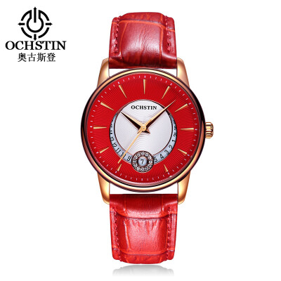 

OCHSTIN Augustus new couple watches fashion calendar watch mens watch womens watch leather watch