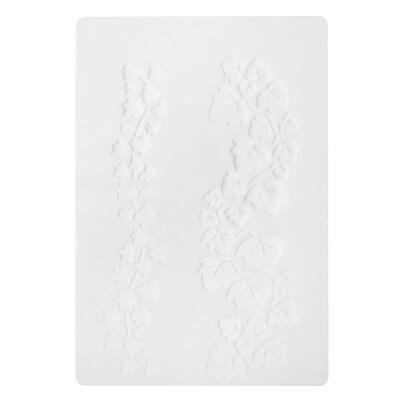

Greensen DIY Leaf Pattern Shape Plastic Embossed Spray Mould for Birthday Cake Baking Craft
