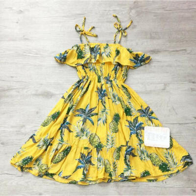 

US Seller Toddler Kid Baby Girl Flower Tutu Dresses Party Pageant Beach Sundress