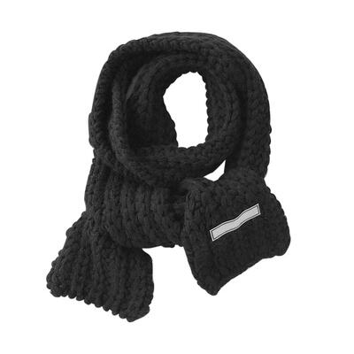 

Korean Knitted Scarf Winter Women Solid Color Thick Warm Wrap Short Scarves