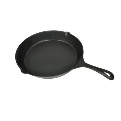 

BBQ Grill Fry Pan Cast Iron 12" Round