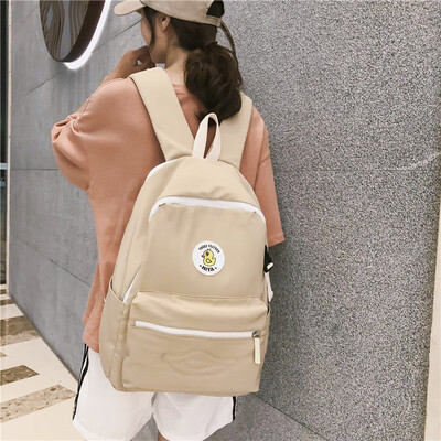 

Ins Wind Bag Female Korean High School Students Concise High Capacity Junior High School Girls Japanese Backpack Backpack