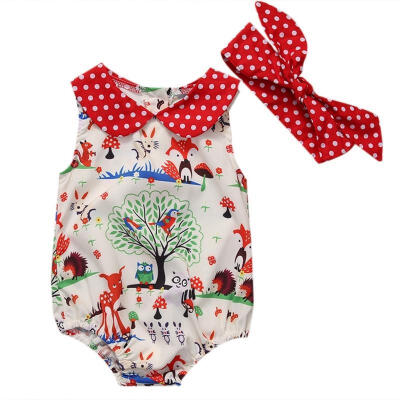 

Newborn Infant Baby Girl Floral Bodysuit Romper Jumpsuit Clothes Summer One-piece Outfits Sunsuit 0-24M