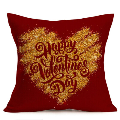 

Siaonvr Valentines Day Fashion Throw Pillow Cases Cafe Sofa Cushion Cover Home Decor