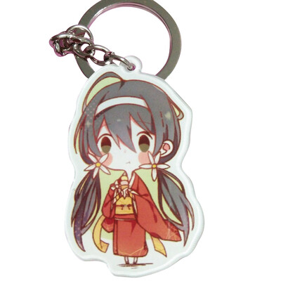 

2019 Stray Dogs Keychain Double Sided Key Chain Acrylic Pendant Anime Accessories Cartoon Key Ring