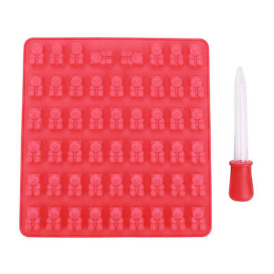 

53 Holes Bears Candy Chocolate Mold Silicone Ice Cube Tray Baking Tools