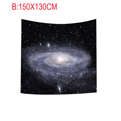 

Toponeto Solar System Planet Moon Fabric Wall Tapestry Home Decor
