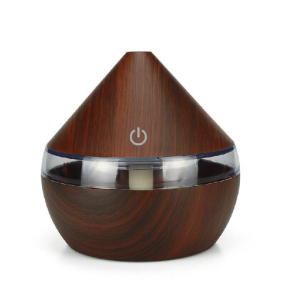 

DC5V 2W 300ml USB Cool Mist Air Humidifier Essential Oil Diffuser 7 Color Changing Light for Office Home Bedroom Living Room Study