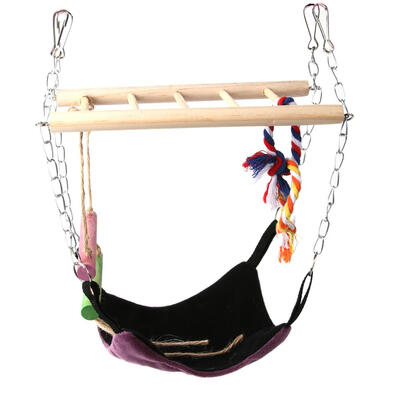 

Suspension Bridge with Ladder & Hammock Hamster Hanging Climbing Toy