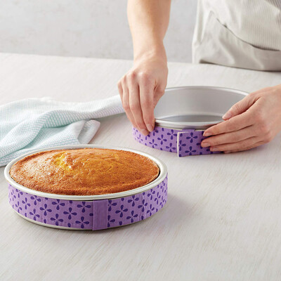 

Siaonvr Nice Cake Pan Strips Bake Even Strip Belt Bake Even Moist Level Cake Baking Tool