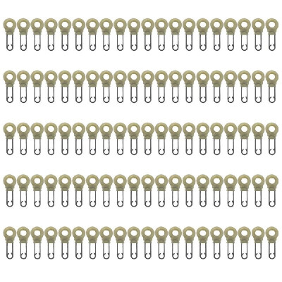 

100PCS Small Multi Clips Fishing Carp Fishing Connectors Quick Change Steel Rigs Links Strong Powerful Tackle
