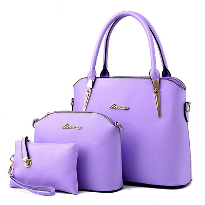 

2017 Ladies Brand Designs Bag Women Handbags Leather Handbag Women Messenger BagsFamous Bags HandbagPurseMessenger Bag 3 Sets