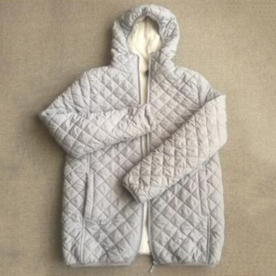 

Autumn Winter Women Fashion Short paragraph Fleece Solid color Hooded Coat