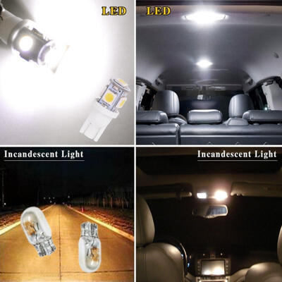

13x Pure White LED Lights Interior Package Kit for Dome License Plate Lamp Bulbs