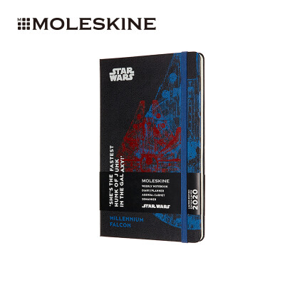 

MOLESKINE 2020 12 months special edition Star Wars hard surface diary this week notebook schedule this hand Millennium nickname - large weekbook 0233