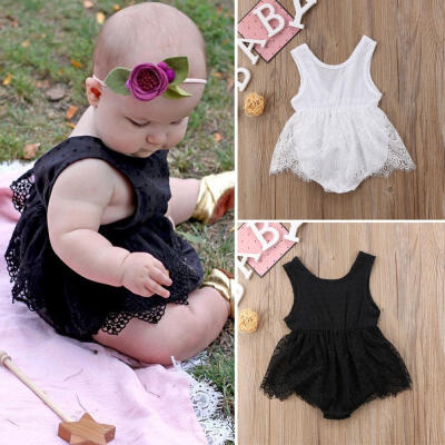 

Newborn Infant Kid Baby Girls Lace Romper Bodysuit Jumpsuit Tutu Clothes Outfits