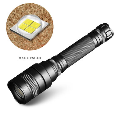 

Saidsome New XHP50 Bright LED Flashlight Torch 5-Mode For 18650 Battery flashlight lamp