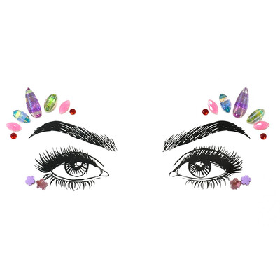 

〖Follure〗Face Gems Adhesive Glitter Jewel Wedding Festival Rave Party Body Make Up