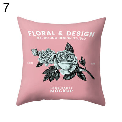 

Cartoon Animal Bus Letters Throw Pillow Case Sofa Bed Cushion Cover Home Decor
