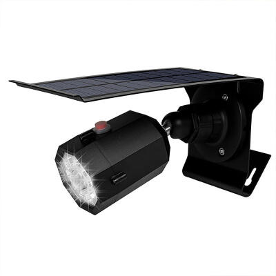 

New Solar Simulation Camera Light Led Solar Light Waterproof Outdoor Solar Wall Lamp 3 Model Adjustable Light