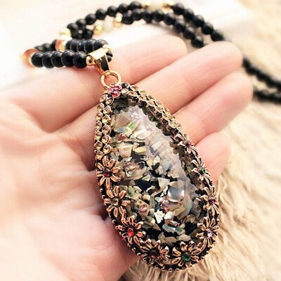 

Lady High-end Color Restoring Ancient Ways Cat Eye Long Sweater Chain Adornment Necklace