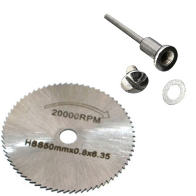 

Gobestart HSS Circular Wood Cutting Saw Blade Discs Mandrel Drill For Rotary Tool