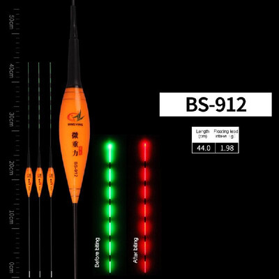 

Intelligent alarm bite hook color electronic drift luminous drift microgravity induction night fishing float fishing gear buoy who