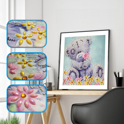 

Siaonvr Special Shaped Diamond Painting DIY 5D Partial Drill Cross Stitch Kits Crystal R