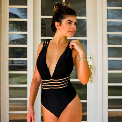 

Roseonmyhand Womens One Piece Monokini Swimwear Bikini Beach Bathing Suit Padded Beachwear