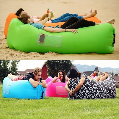 

Inflatable Lounger Air Sofa Hammock Portable for backyard Lakeside Beach Traveling Camping Picnics