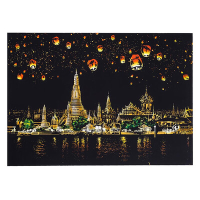 

Tailored Magic Scratch Art Painting Paper With Drawing Stick Kids Toy 8K
