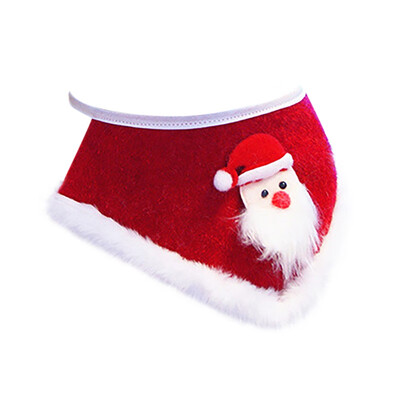 

Pet Triangle Bibs Scarf Pet Dog Cat Kerchief Neckerchief Santa Claus Triangle Bibs Christmas Pet Costume Accessories