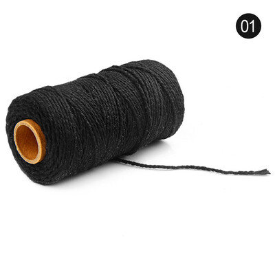 

Toponeto 100m Long100Yard Pure Cotton Twisted Cord Rope Crafts Macrame Artisan String