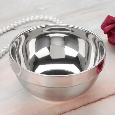 

Greensen Stainless Steel Shaving Soap Bowl Foam Shaving Cream Bowl Men Shaving Tools
