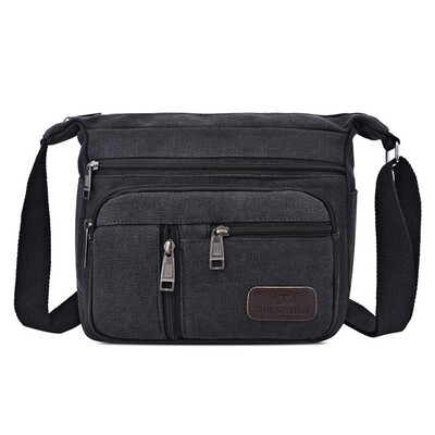 

Tailored Leisure Neutral Solid Color Shoulder Bag Messenger Bag Student School Travel Bag